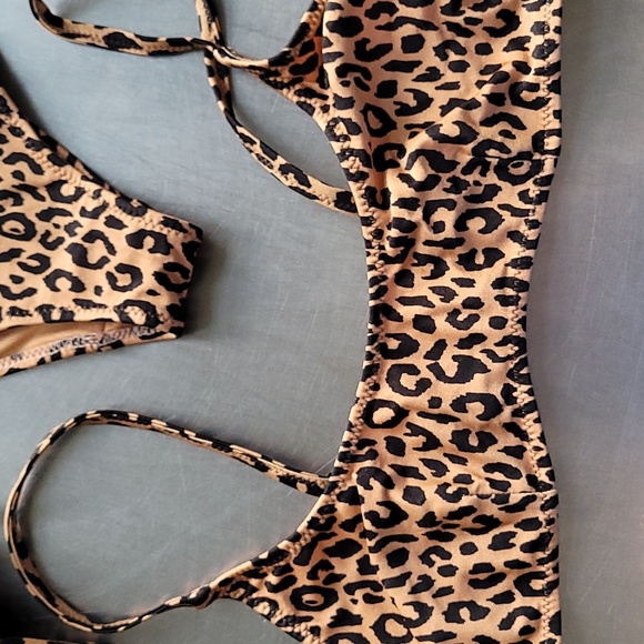 Triangl bikini leopard print - Picture 2 of 4